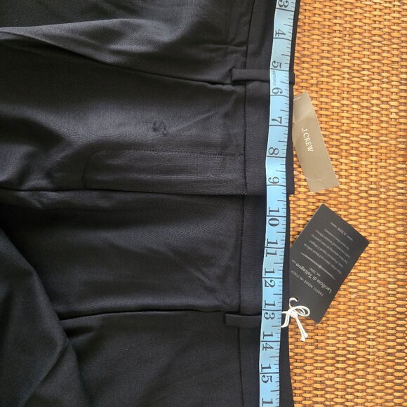 NWT JCrew Portia  Wool Pant 8 10 black stretch - Picture 2 of 6